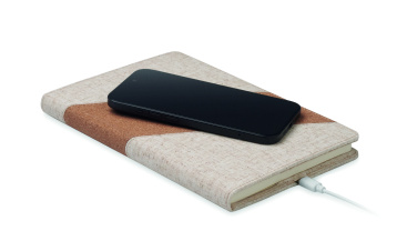 Logo trade liikelahjat tuotekuva: A5-muistikirja/ 15 W laturi