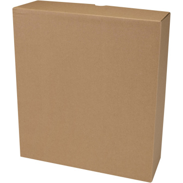 Logotrade mainoslahjat ja liikelahjat tuotekuva: Illuminate 650 ml:n RCS-kierrätetty, ruostumattomasta teräksestä valmistettu kaksiseinämäinen vesipullo, jossa on kolmiosainen kansisetti