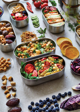 Logotrade mainoslahja tuotekuva: Black+Blum teräksestä valmistettu kaksiosainen eväsrasia