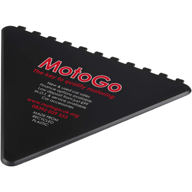 Logo trade liikelahjat mainoslahjat kuva: Frosty triangular recycled plastic ice scraper