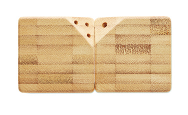 Logo trade mainoslahjat tuotekuva: Bambu suola & pippurisetti