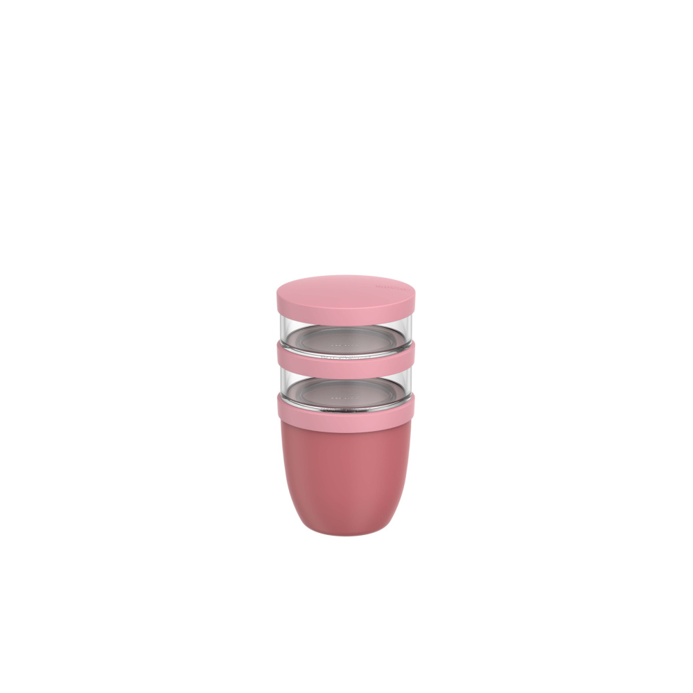 Logotrade liikelahjat mainoslahjat tuotekuva: Mepal Ellipse kolmiosainen 500 ml:n + 2 x 200 ml:n eristetty lounasrasia