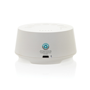 Logotrade liikelahjat kuva: Flora RCS-kierrätysmuovinen white noise -kaiutin