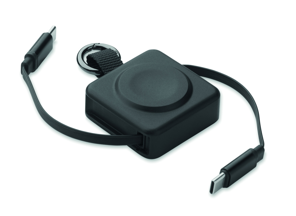Logo trade mainoslahjat tuotekuva: Kelautuva 100 W:n USB-C-kaapel