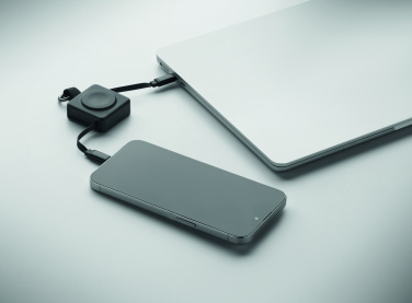 Logotrade mainoslahja ja liikelahja kuva: Kelautuva 100 W:n USB-C-kaapel