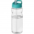 H2O Active® Base 650 ml sportinis buteliukas su snapeliu su dangteliu, Skaidrus / Aqua mėlynas