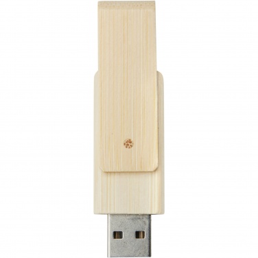 Logotrade reklaminės dovanos nuotrauka: Pasukite 4 GB bambuko USB atmintinę