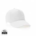 Impact 5-panel 280gr Perdirbtos medvilnės kepuraitė su AWARE™ žymekliu, baltas