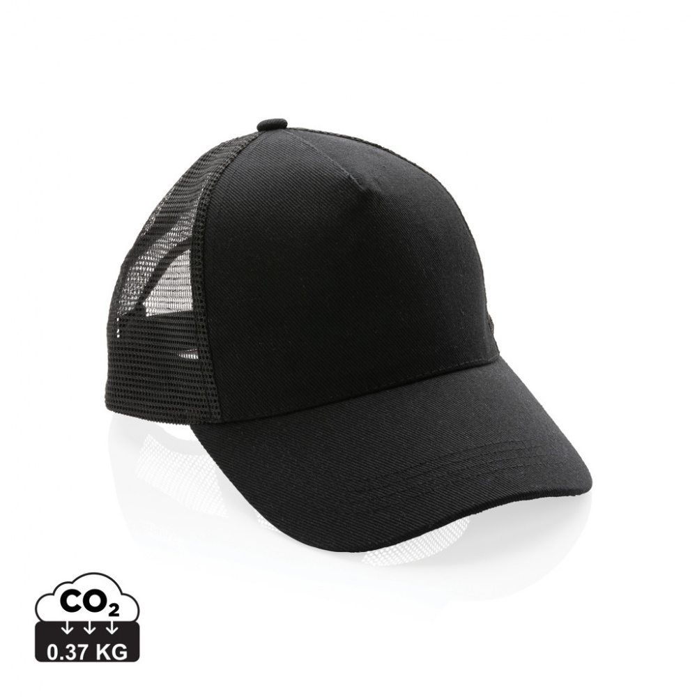 Logotrade verslo dovanos nuotrauka: Impact AWARE™ Brushed rctton 5 panel trucker cap, 190gr