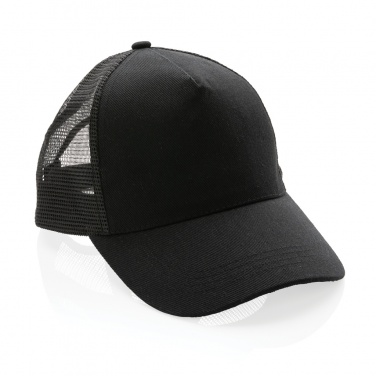 Logotrade firminės dovanos nuotrauka: Impact AWARE™ Brushed rctton 5 panel trucker cap, 190gr