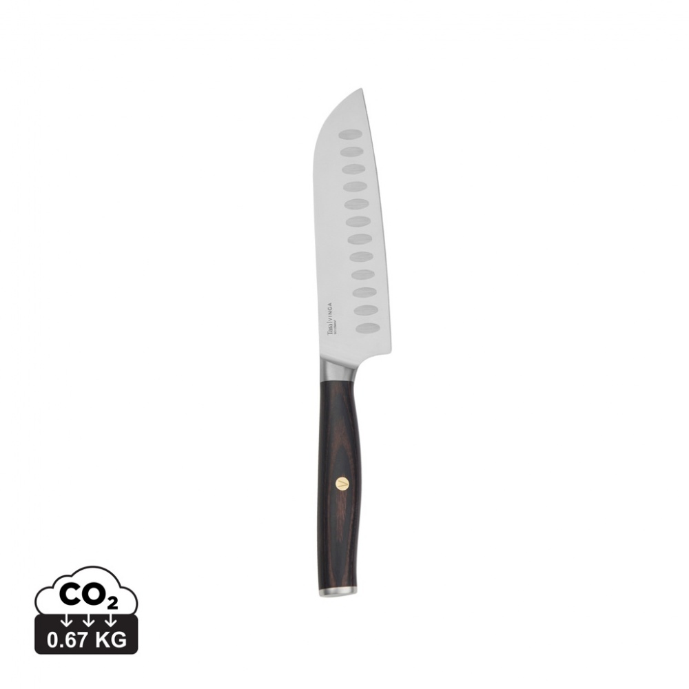 Logotrade reklaminiai produktai nuotrauka: VINGA Tara RCS perdirbto plieno santoku peilis