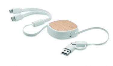 Logotrade reklaminiai produktai nuotrauka: Ištraukiamas įkrovimo USB laidas