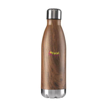 Logotrade reklaminės dovanos nuotrauka: Topflask Wood 500 ml geriamasis butelis