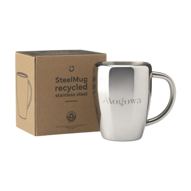 Logotrade firminės dovanos nuotrauka: SteelMug RCS Recycled Steel 220 ml