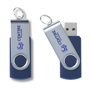 Logotrade reklaminės dovanos nuotrauka: USB Twist iš sandėlio 4 GB