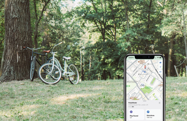 Logotrade verslo dovanos nuotrauka: „Pedalfinder“ dviračio skambutis su visame pasaulyje nustatyta vieta