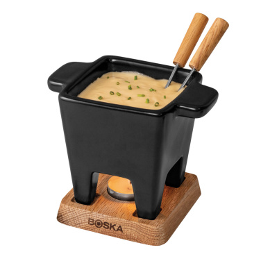 Logotrade reklaminės dovanos nuotrauka: BOSKA Tapas Fondue Nero - 300 ml