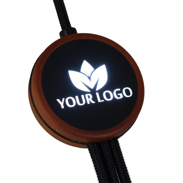 Logotrade firminės dovanos nuotrauka: 3in1 laidas su šviečiančiu logotipu - LH-ZM04