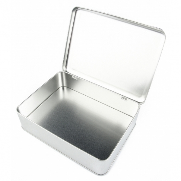 Logotrade reklaminiai produktai nuotrauka: Metalinė dėžutė 18x12,6x4 cm