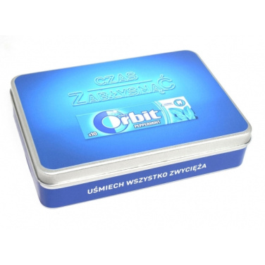 Logotrade firminės dovanos nuotrauka: Metalinė dėžutė 18x12,6x4 cm
