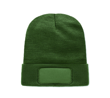 Logotrade verslo dovanos nuotrauka: Unisex beanie RPET poliesteris