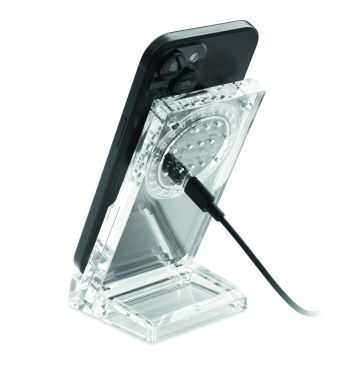 Logotrade verslo dovanos nuotrauka: Akrilo belaidis įkroviklis 15 W