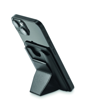 Logotrade verslo dovanos nuotrauka: Magnetinis PU kortelių laikiklis