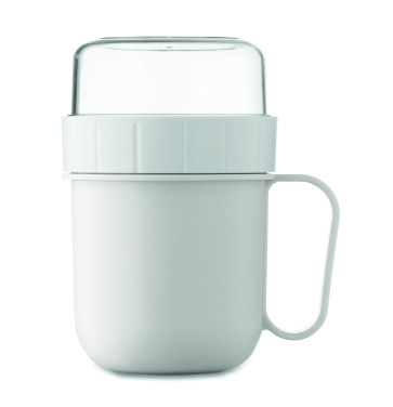 Logotrade verslo dovanos nuotrauka: 450 ml talpos PP puodelis kelyje