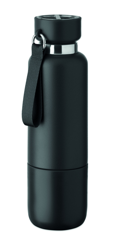 Logotrade dovana nuotrauka: Dvigubos sienelės butelis 500 ml