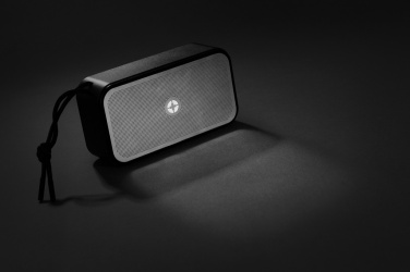 Logotrade firminės dovanos nuotrauka: „Swiss Peak RCS“ perdirbto aliuminio 10 W bosinis garsiakalbis