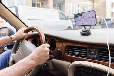 Logotrade dovana nuotrauka: „Terra 360 RCS“ perdirbto plastiko universalus telefono laikiklis