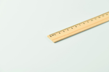 Logotrade verslo dovanos nuotrauka: Medinė liniuotė 20 cm