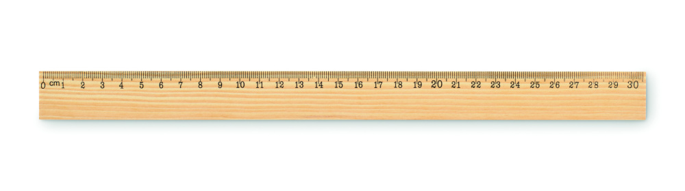 Logotrade reklaminiai produktai nuotrauka: Medinė liniuotė 30 cm