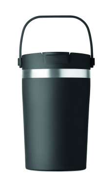 Logotrade reklaminės dovanos nuotrauka: Dvigubos sienelės stiklinė 350 ml