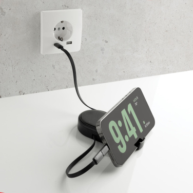 Logotrade reklaminiai produktai nuotrauka: „Chargevix RCS“ plastikinis daugiafunkcis 60 W įkrovimo rinkinys