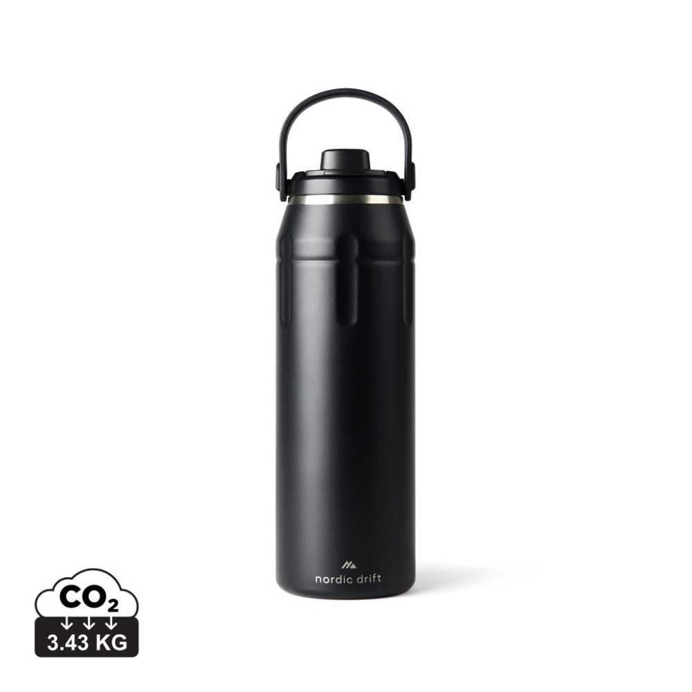 Logotrade reklaminiai produktai nuotrauka: „Nordic Drift Trail RCS“ termosas su termosu, 940 ml