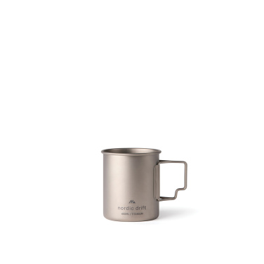 Logotrade reklaminės dovanos nuotrauka: „Nordic Drift Trail Ultra Light Titanium“ 450 ml puodelis