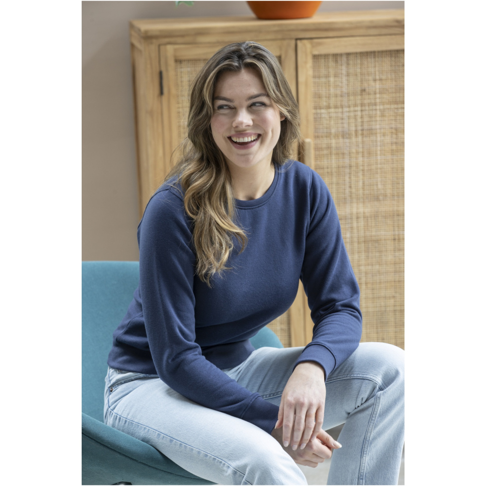 Logotrade ziemassvētku dāvanas foto: Zenon sieviešu džemperis ar apkakli