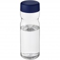 H2O Active® Base Tritan™ 650 ml ūdens pudele ar skrūvējamu vāciņu, Caurspīdīgs caurspīdīgs / zils