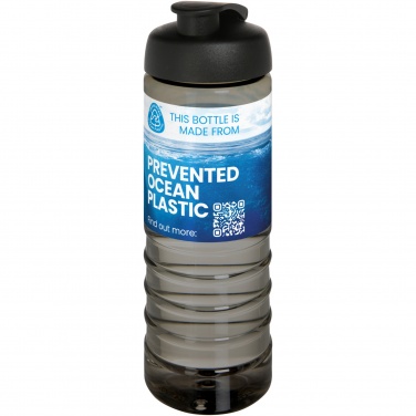 Logotrade korporatīvās dāvanas foto: H2O Active® Eco Treble 750 ml sporta pudele ar pārslēdzamu vāku