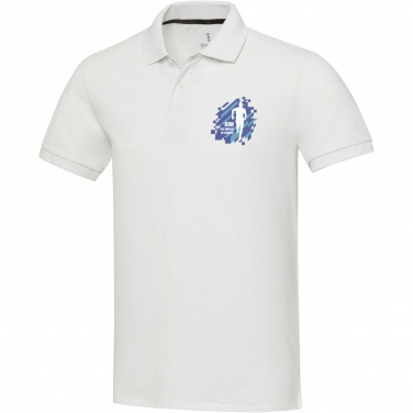 Logotrade dāvanas foto: Smaragda unisex Aware™ polo ar īsām piedurknēm