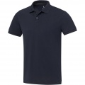 Smaragda unisex Aware™ polo ar īsām piedurknēm, Navy