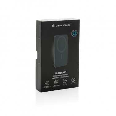 Logotrade korporatīvās dāvanas foto: Urban Vitamin Burbank RCS plastmasas/alu 3000 mah powerbank