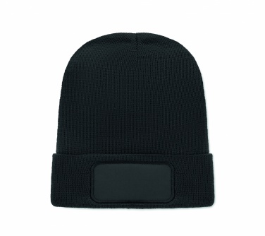 Logotrade biznesa dāvanas foto: Unisex beanie RPET poliestera