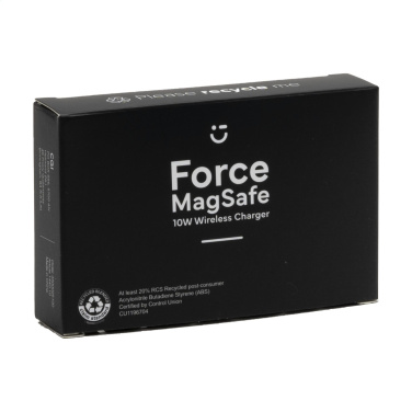 Logotrade dāvanas foto: Force MagSafe 10 W pārstrādāts bezvadu lādētājs