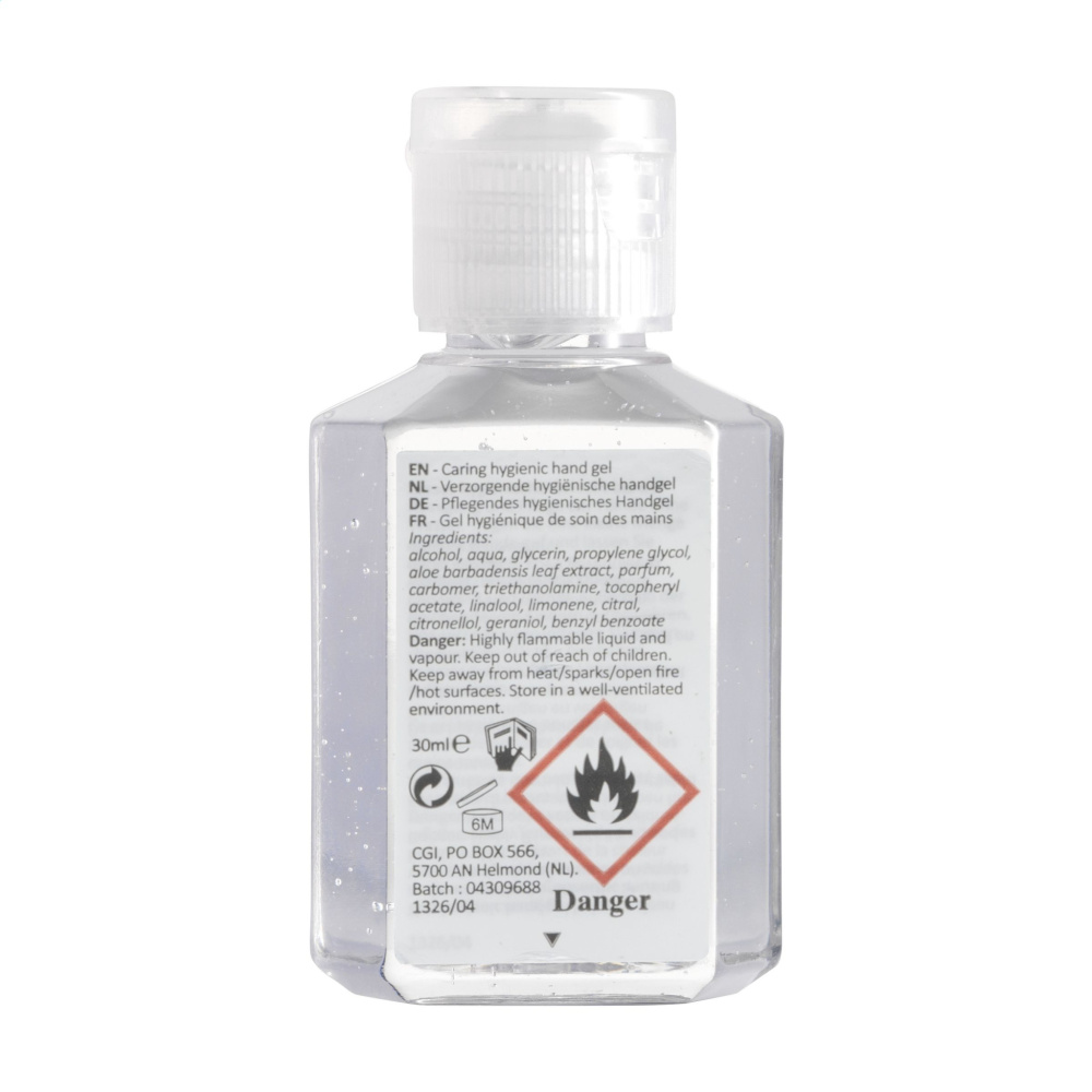 Logotrade biznesa dāvanas foto: Caring Hygienic Hand Gel 30 ml