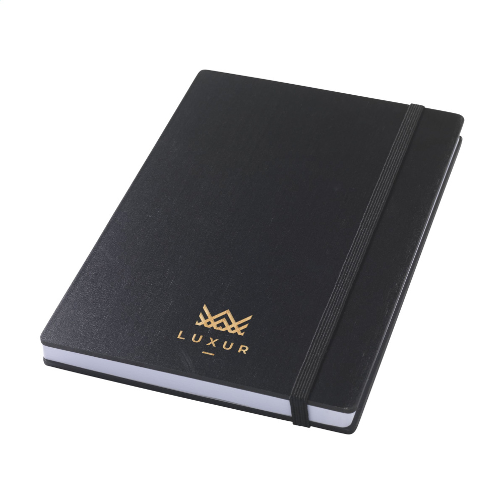 Logotrade dāvanas foto: Bamboo Journal Naked Spine Paper Notebook Black A5