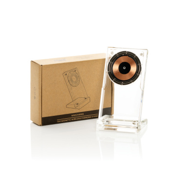 Logotrade Ideja dāvanas foto: Magcharge 15W magnētiskais bezvadu uzlādes statīvs