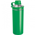 Dubultsienu nerūsējošā tērauda pudele Monza, zaļš