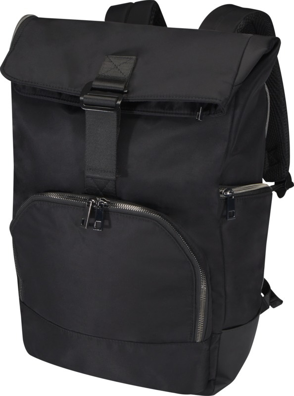 Logotrade biznesa dāvanas foto: Rhine 15” GRS pārstrādāta rolltop mugursoma 18L